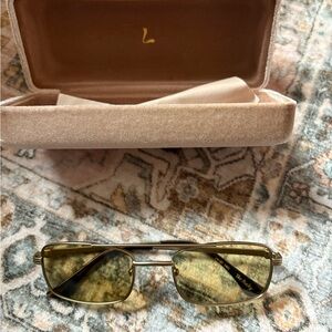 Luv Lou Stylish Gold Sunglasses